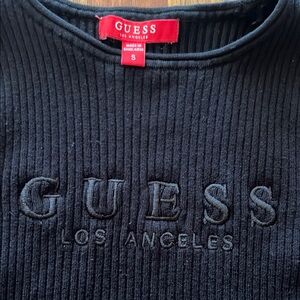 ❌SOLD❌Guess Black Ribbed Tank Top